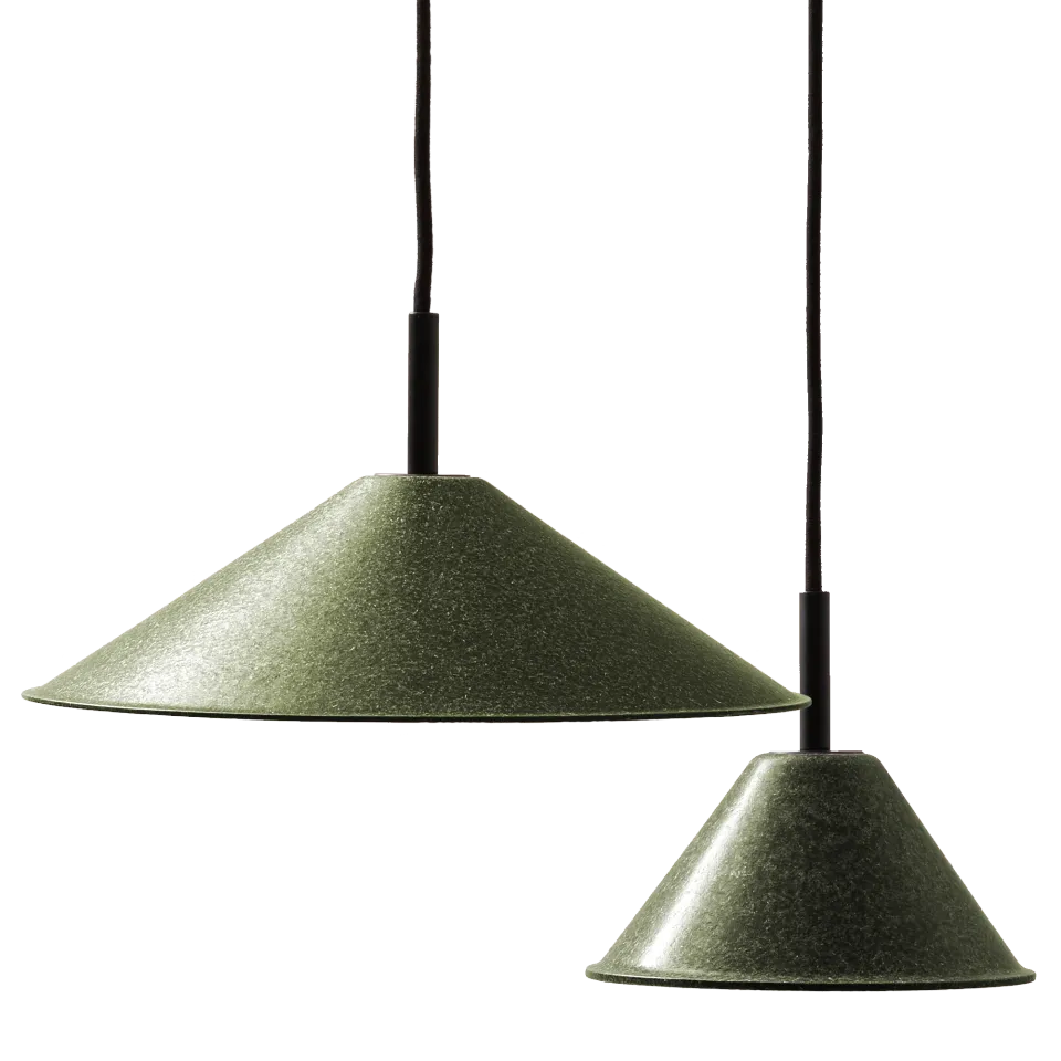 Agriluma Direct M pendant lamp in biocomposite material