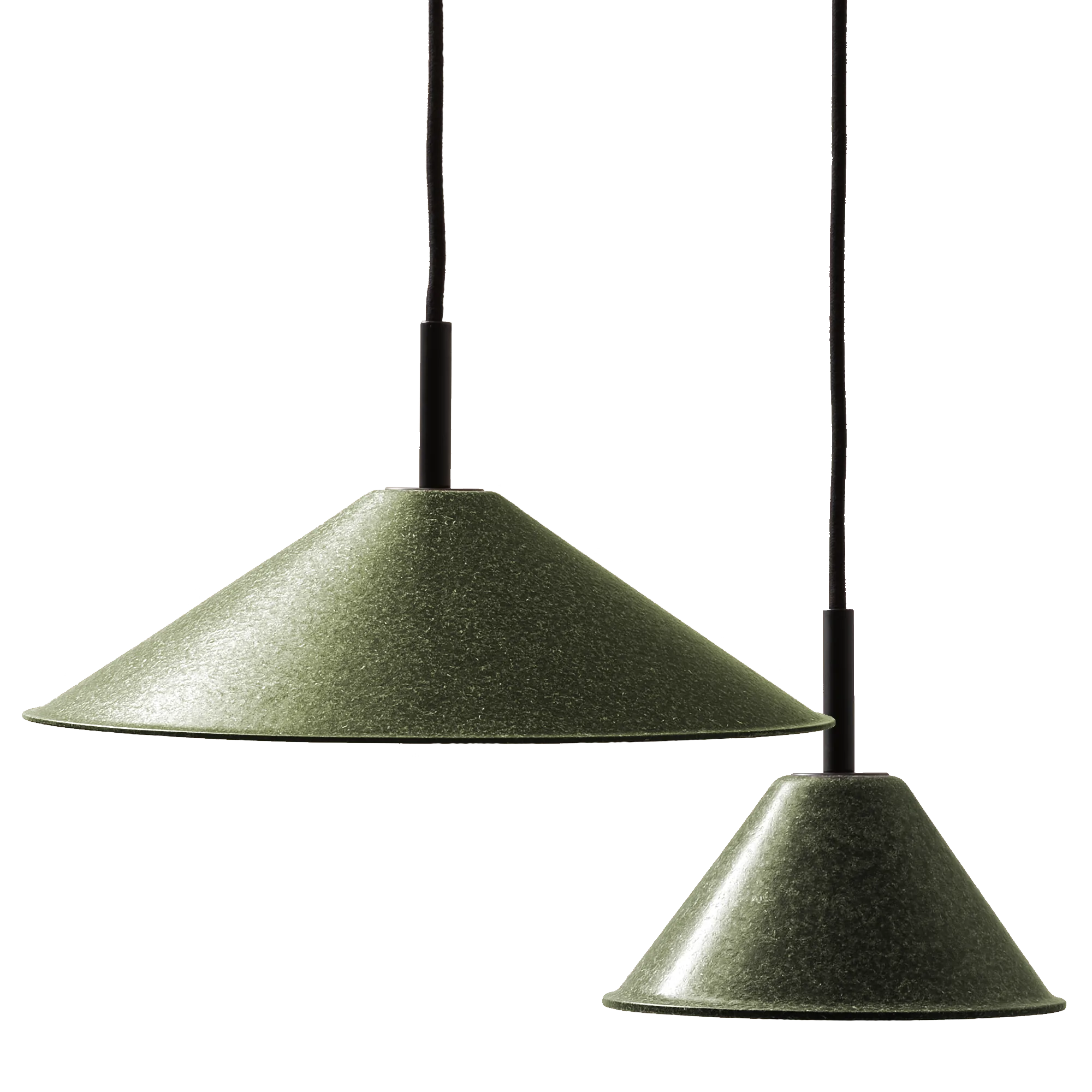 Agriluma Direct M pendant lamp in biocomposite material