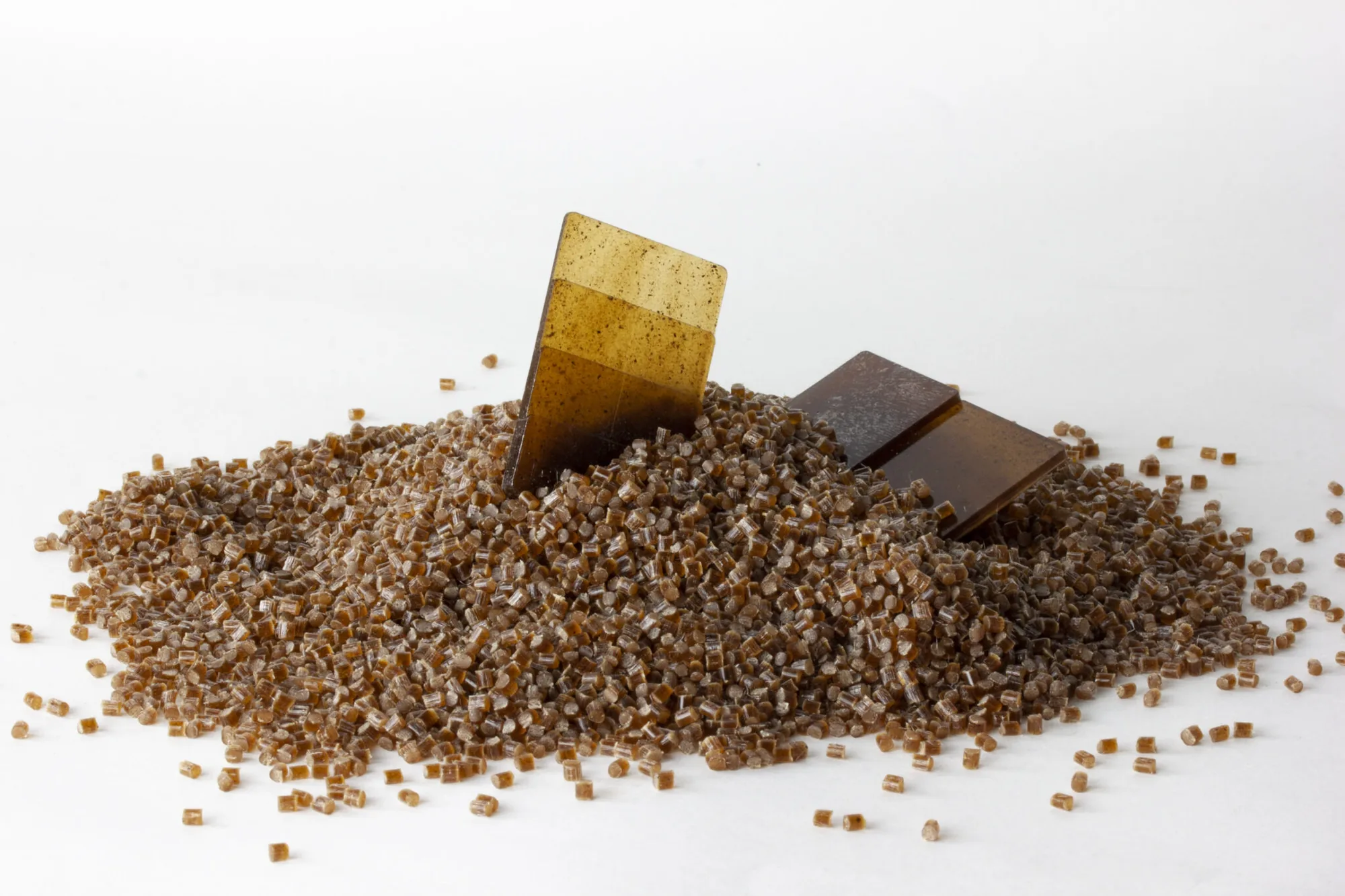 Denuo Samples Box — bio-based PLA granulates with natural additives