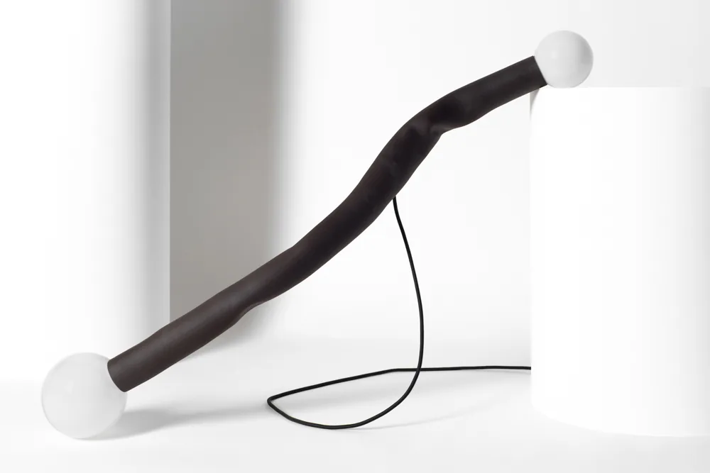 Senilia coffee silver-skin lamp by Highsociety Studio