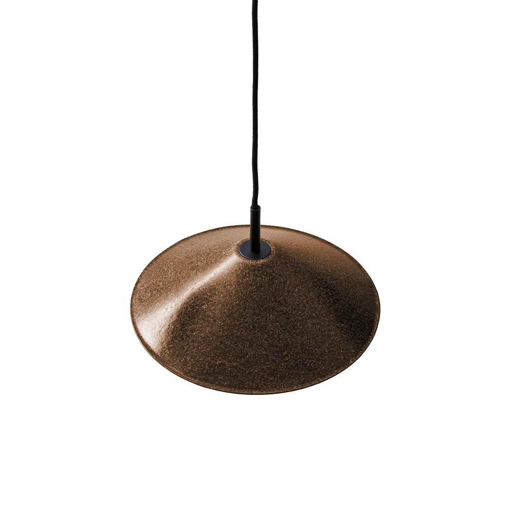 Agriluma Indirect S pendant lamp in biocomposite material