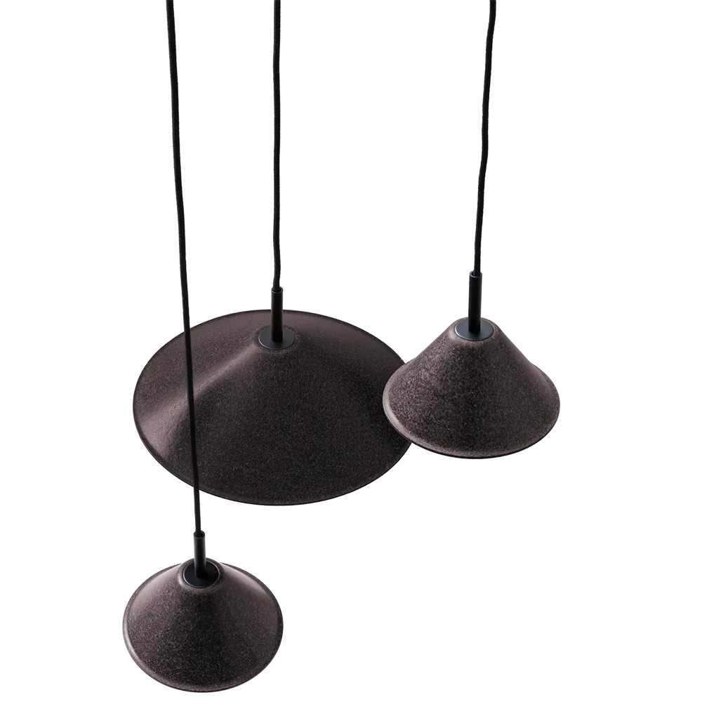 Agriluma Indirect M pendant lamp in biocomposite material